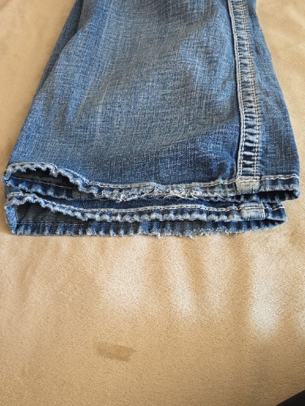 Miss Me Medium Blue Bootcut Jeans with Faded Whiskering - Picture 7 of 8